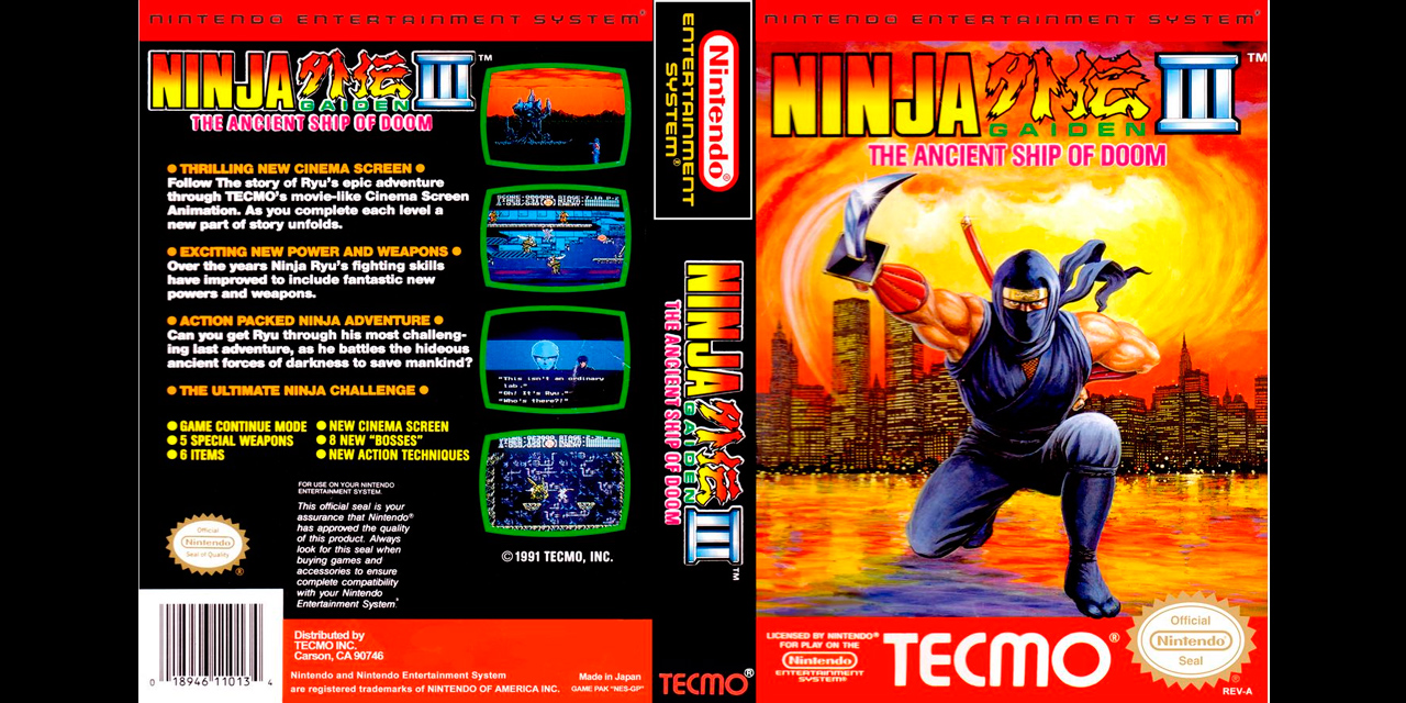 Reseña: Ninja Gaiden III. The Ancient Ship of Doom (NES)